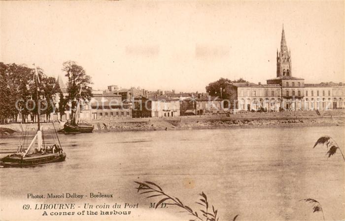Libourne Un coin du port