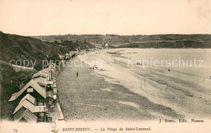 Saint-Brieuc Cotes-d Armor Plage de Saint Laurent