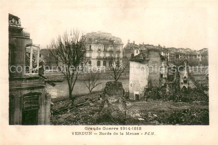 VERDUN Meuse Bords de la Meuse Ruines Grande Guerre Truemmer 1. Weltkrieg