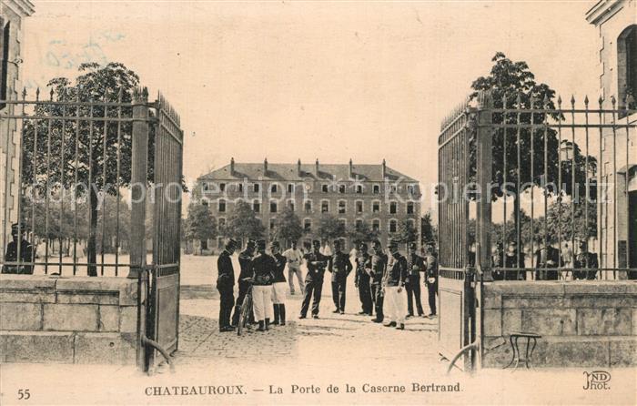 Chateauroux Indre Porte de la Caserne Bertrand