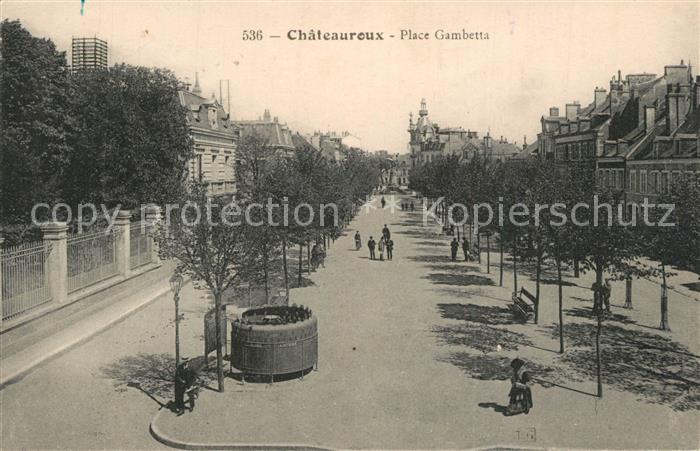 Chateauroux Indre Place Gambetta