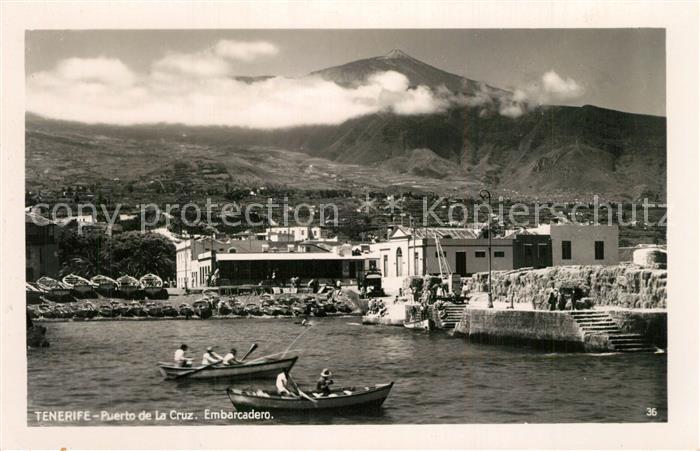 Puerto de la Cruz Embarcadero El Teido Vulkan