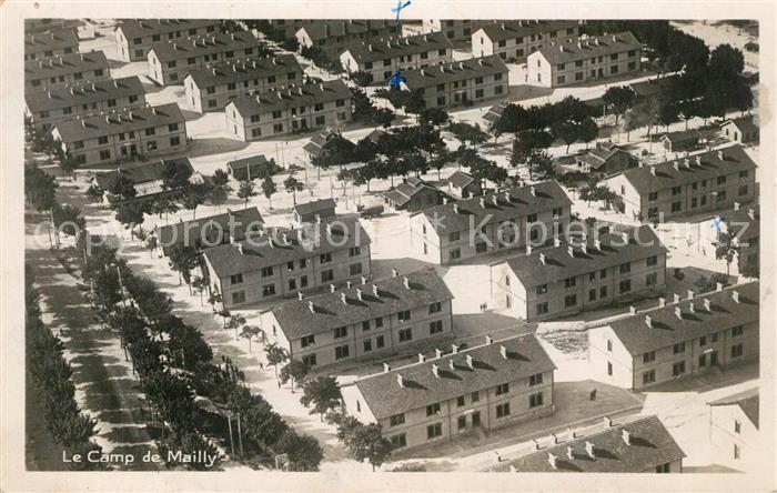 Mailly-le-Camp Camp vue aérienne