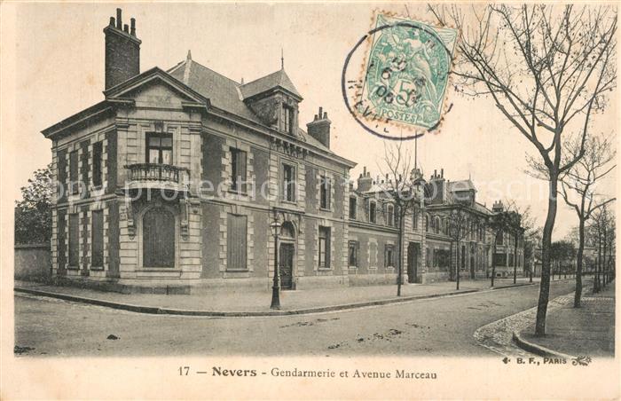 Nevers 58 Gendarmerie et Avenue Marceau