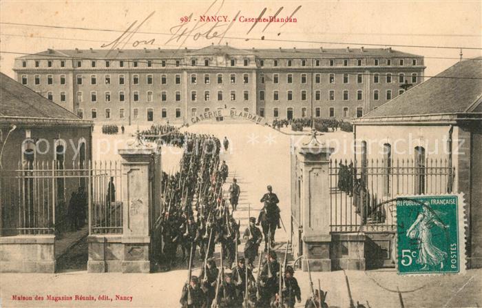 Nancy Lothringen Caserne Blandan Militaire