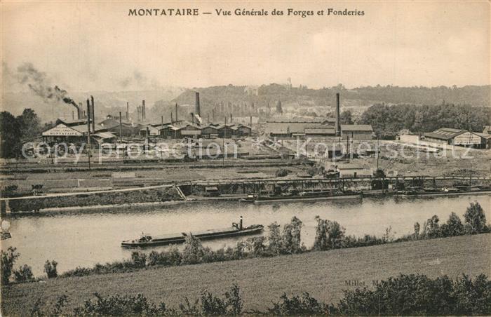 Montataire Vue Generale des Forges et Fonderies