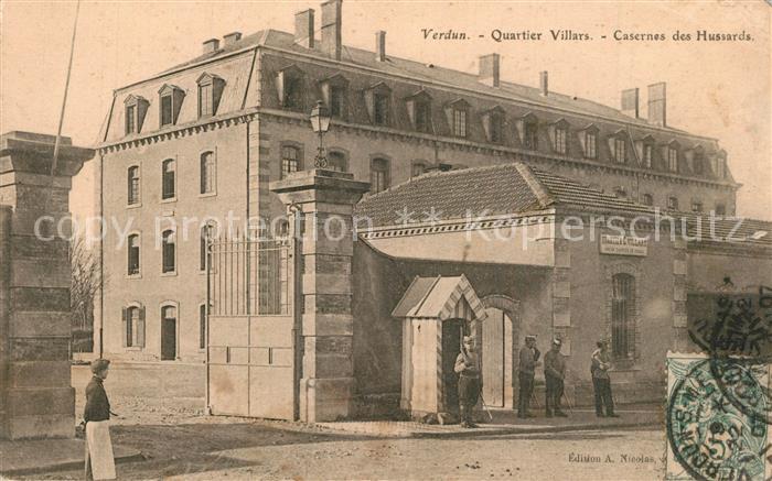 VERDUN Meuse Quartier Villars Casernes des Hussards