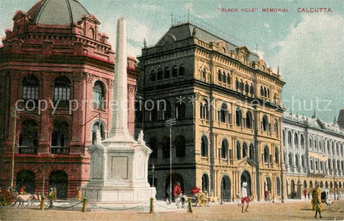 Calcutta Black Hole Memorial Denkmal Medol Werbung Tiermedizin
