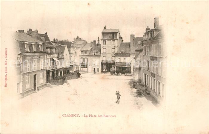 Clamecy Nievre Place des Barrières