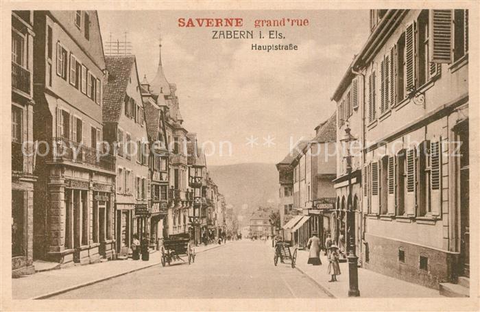 Saverne Bas Rhin Alsace Grande Rue
