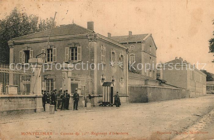 Montelimar Caserne du 52me Régiment d_Infanterie
