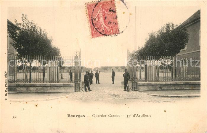 Bourges Quartier Carnot 37e d Artillerie