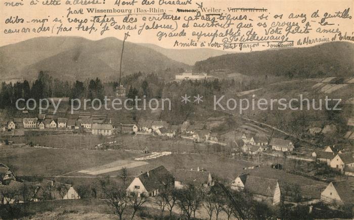 Weiler Weissenburg Elsass Vue Generale