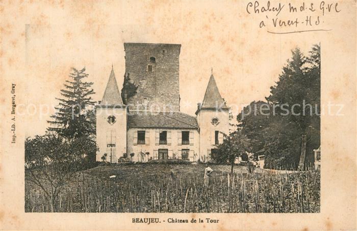 Sens-Beaujeu Chateau de la Tour