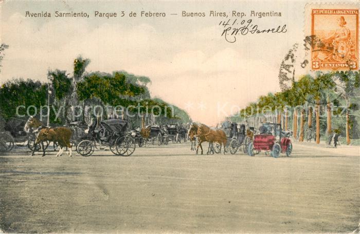 Buenos Aires Avenida Sarmiento Parque 3 de Febrero