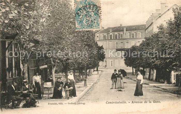 Contrexeville Vosges Avenue de la Gare