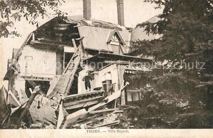 Thann Haut Rhin Elsass Villa Heysch Ruines Grande Guerre Truemmer 1. Weltkrieg