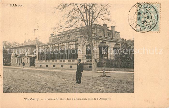 Strasbourg Alsace Brasserie Grüber près de l'Orangerie