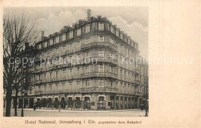 Strassburg Elsass Hotel National