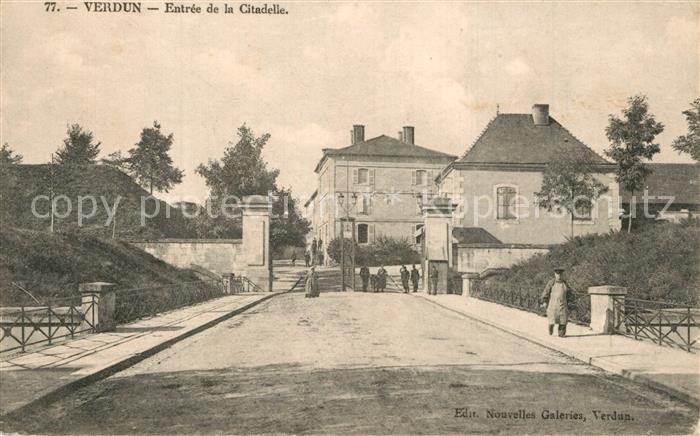 VERDUN Meuse Entrée de la Citadelle