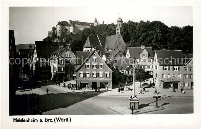 Heidenheim Brenz Stadtansicht mit Schloss
