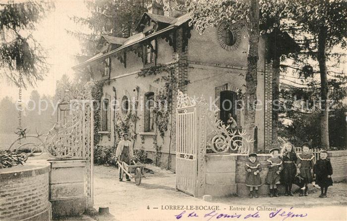 Lorrez-le-Bocage-Preaux Entrée du Chateau
