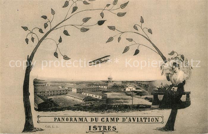 Istres Bouches du Rhone Panorama du Camp d_Aviation