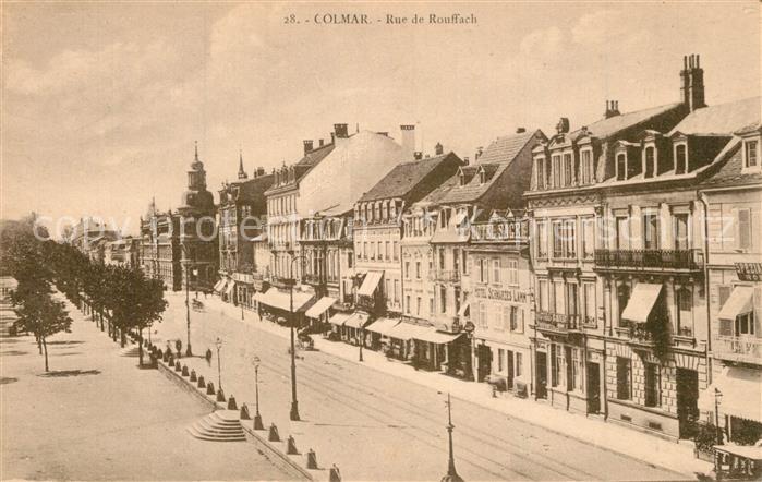 Colmar Haut Rhin Elsass Rue de Rouffach