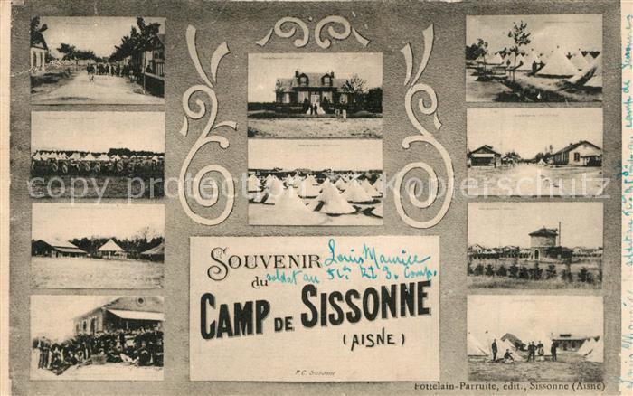Camp de Sissonne Souvenir du camp