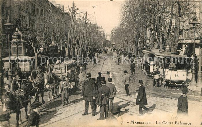 Marseille Bouches-du-Rhone Le Cours Belsunce Tram