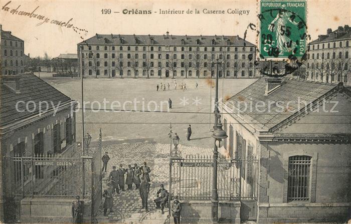 Orleans Loiret Intérieur de la Caserne Coligny