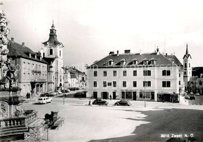 Zwettl-Niederoesterreich Marktplatz Brunnen