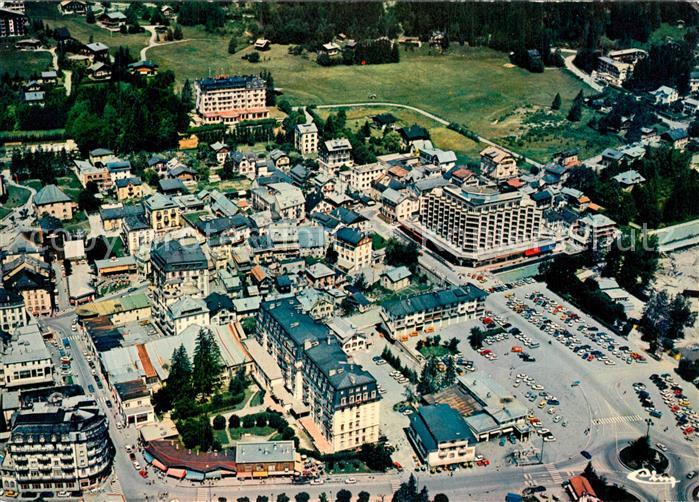 Chamonix Vue aérienne
