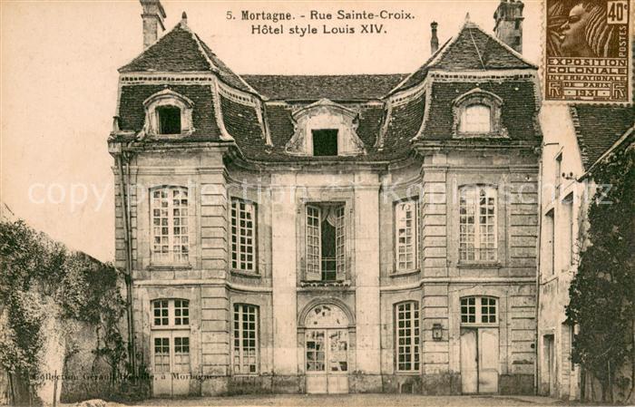 Mortagne-au-Perche Rue Sainte Croix Hôtel style Louis XIV