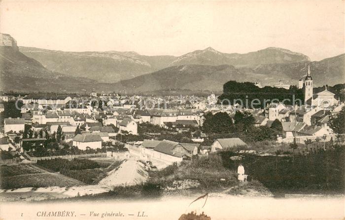 Chambery Savoie Vue Generale Alpes