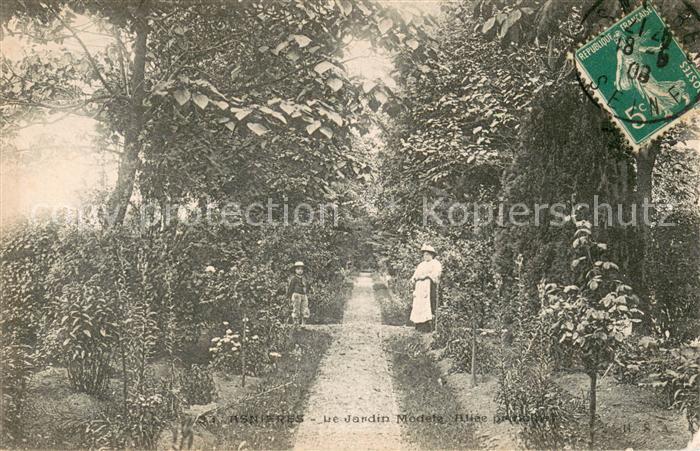 Asnieres-sur-Seine Jardin Modele Allée principale