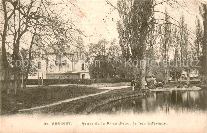 Le Vesinet Route de la Prise d eau Lac inférieur