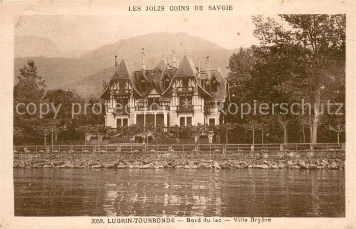 Tourronde Lugrin Bord du lac Villa Gryere