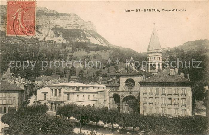 Nantua Place d Armes Eglise