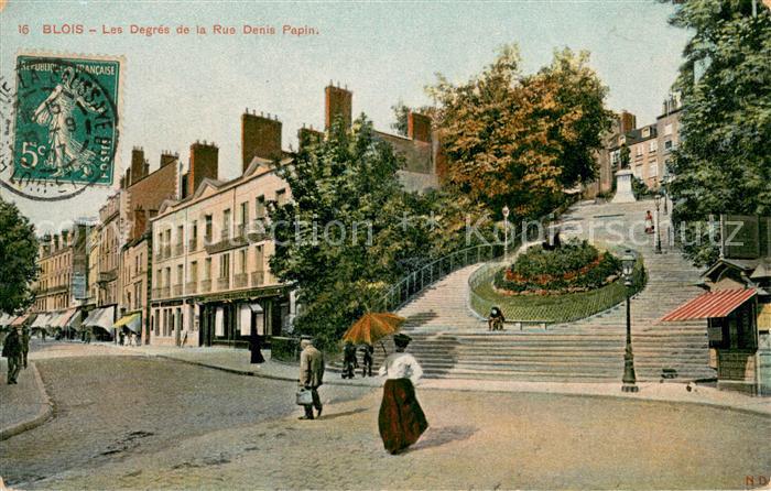 Blois 41 Les Degrés de la Rue Denis Papin