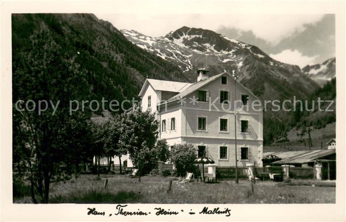 Mallnitz Kaernten Haus Theresien-Heim Alpen