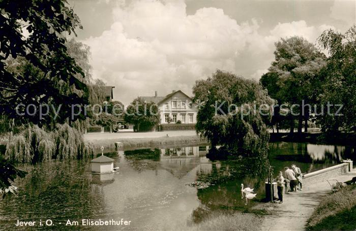 Jever Am Elisabethufer Schwanenteich