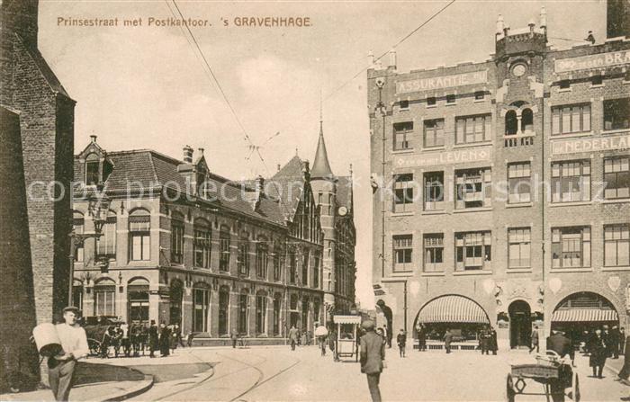 s-Gravenhage Prinsestraat met Postkantoor