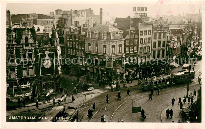 Amsterdam Niederlande Muntplein Strassenbahn