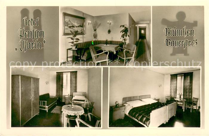 Muenchen Hotel Pension Karin Fremdenzimmer