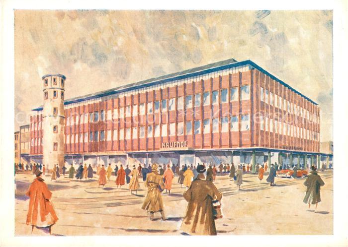 Darmstadt Kaufhof Kuenstlerkarte