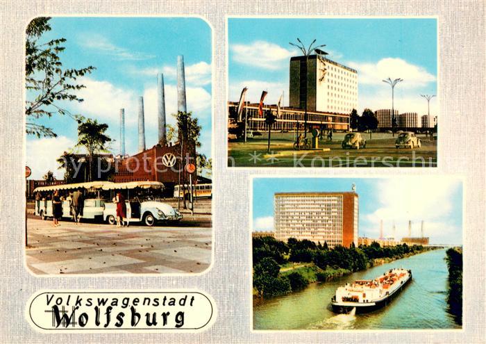 Wolfsburg Volkswagenwerk Frachtkahn Binnenschifffahrt