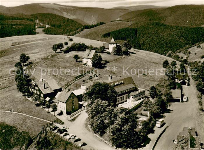 St Andreasberg Harz Berghotel Glockenberg Fliegeraufnahme