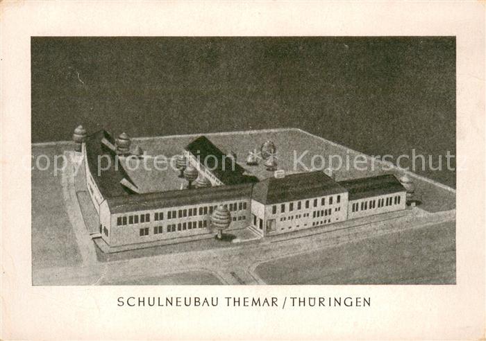 Themar Schulneubau Illustration Serie Wir bauen fuer den Frieden