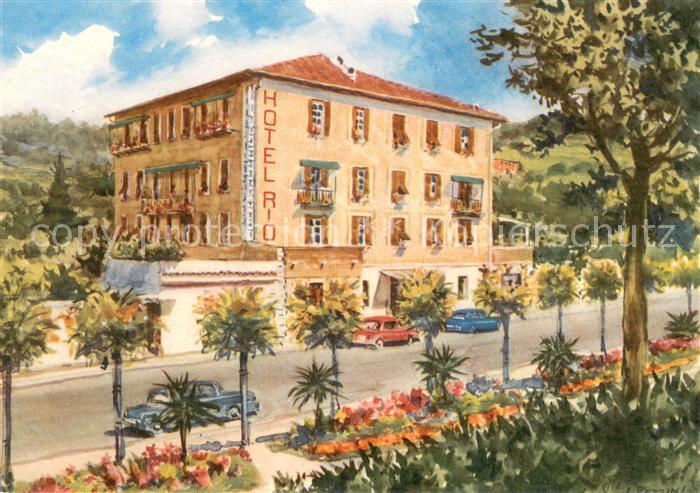 Finale Ligure Hotel Rio Kuenstlerkarte